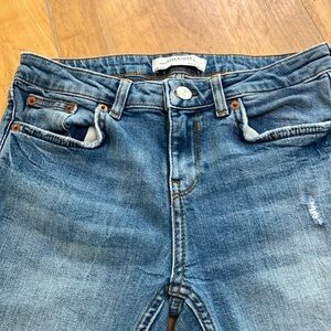 Zara Premium Collection super skinny distressed jeans